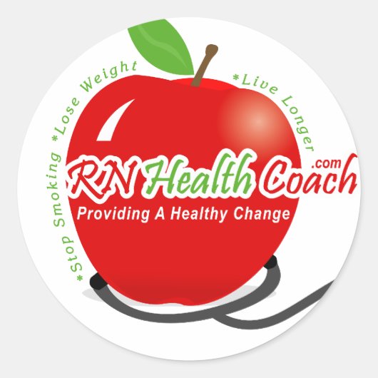 Kleine Logoaufkleber Runder Aufkleber (Vorderseite)