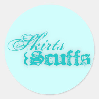 Kleine Logoaufkleber Runder Aufkleber