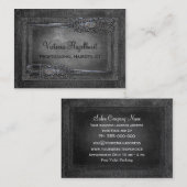 Kleine Londoner-Doppelt-Scheren Visitenkarte (Vorne/Hinten)