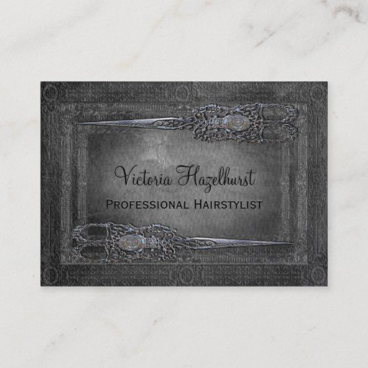 Kleine Londoner-Doppelt-Scheren Visitenkarte (Vorderseite)