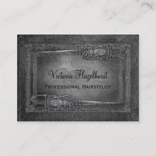 Kleine Londoner-Doppelt-Scheren Visitenkarte (Vorderseite)