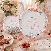 Kleine Love Bug Baby Shower Pappteller