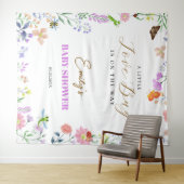 Kleine Love Bug Baby Shower Wandteppich (Beispiel (Horizontal))