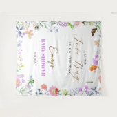 Kleine Love Bug Baby Shower Wandteppich (Vorderseite (Horizontal))