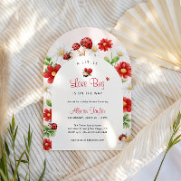 Kleine Love Bug Marienkäfer Baby Shower Tor Blumen