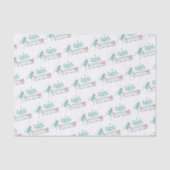 Kleine Lovebug Babydusche Seidenpapier (Vorderseite)