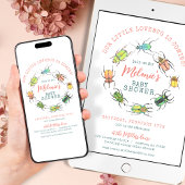 Kleine Lovebug Girls Babydusche Einladung