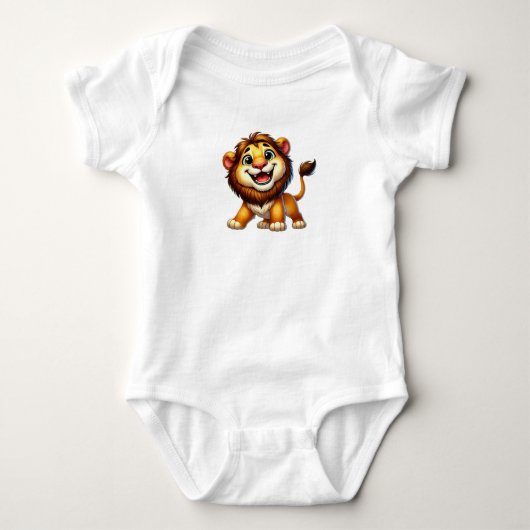 Kleine Löwe Baby Strampler (Vorderseite)