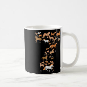 Kleine Mädchen 7 Jahre alt 7. Geburtstag Pferdegra Kaffeetasse