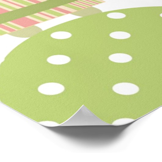 Kleine Mädchen Kinderzimmer Art Poster (Ecke)