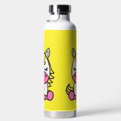 Kleine Mädchen kommen zurück zur Schule Trinkflasche (Rechts)