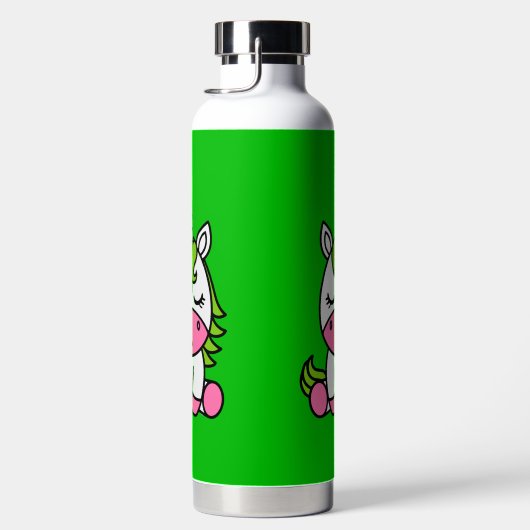 Kleine Mädchen kommen zurück zur Schule Trinkflasche (Rechts)