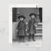 Kleine Mädchen mit Teddy Bears, 1921 Postkarte (Vorne/Hinten)