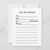 Kleine Mädchen und Hunde Celelbration Einladung (Rückseite)