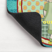 Kleine Mädchenschwester Mousepad (Ecke)