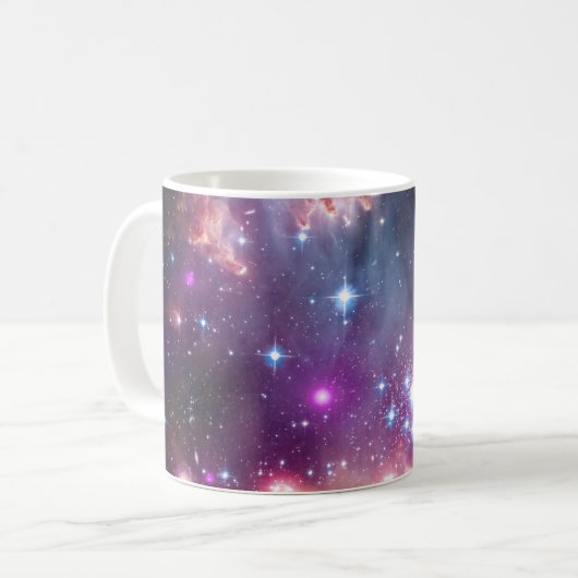 Kleine magellanische Cloud Kaffeetasse (Vorderseite Links)