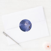 Kleine magellanische Cloud Runder Aufkleber (Umschlag)