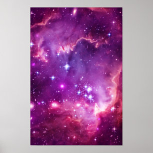 Kleine Magellansche Wolke mit lila Tönung Poster