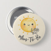 Kleine Mama für eine kleine Kinderdusche Button (Vorne & Hinten)