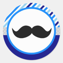 Kleine Mann-Babyparty-Aufkleber