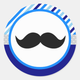 Kleine Mann-Babyparty-Aufkleber Runder Aufkleber