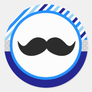 Kleine Mann-Babyparty-Aufkleber Runder Aufkleber