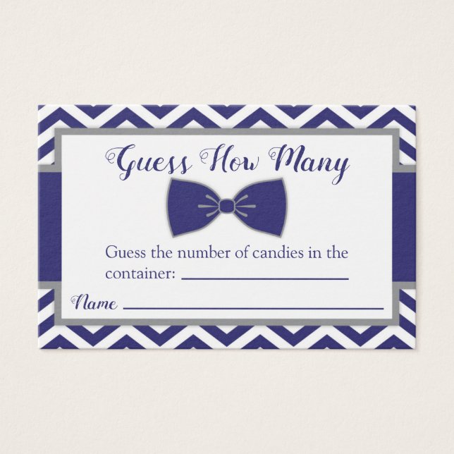 Kleine Mann Bow Krawatte Kinderdusche schätzt wie  (Vorderseite)