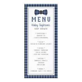 Kleine Mann-Menükarte, Babydusche Werbekarte
