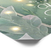 Kleine Märchen, auf Pilzen gekrönt und glühend Poster (Ecke)