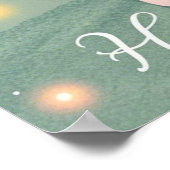 Kleine Märchen, auf Pilzen gekrönt und glühend Poster (Ecke)