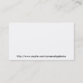 Kleine Marienkäfer-Visitenkarte Visitenkarte (Rückseite)