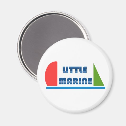 Kleine Marine Magnet (Vorderseite/Rückseite)