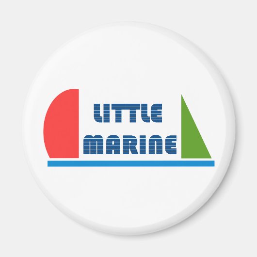 Kleine Marine Magnet (Vorne)