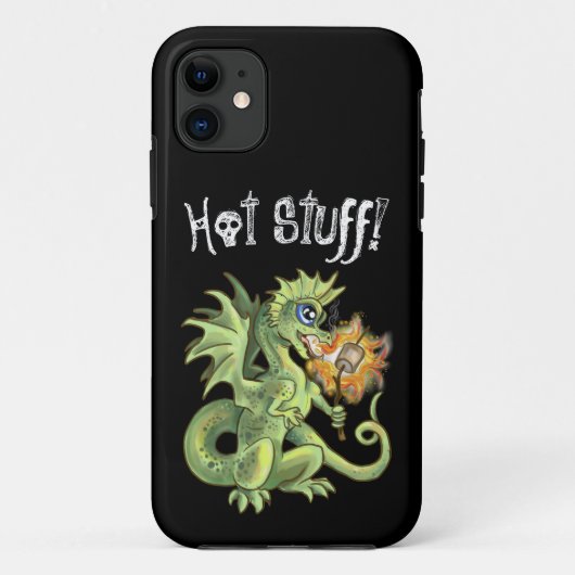 Kleine Marshmellow-Roastdrache Case-Mate iPhone Hülle (Rückseite)