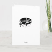 Kleine Marshmellow-Roastdrache Karte (Rückseite)