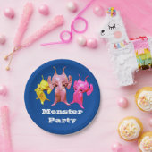 Kleine Marsianer, personalisiert für Kinder. Pappteller (Party)