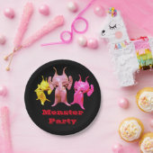 Kleine Marsianer, personalisiert für Kinder. Pappteller (Party)