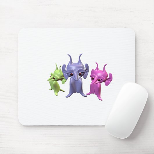 Kleine Martians Mousepad (Mit Mouse)