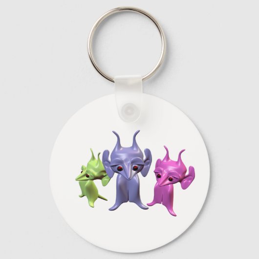 Kleine Martians Schlüsselanhänger (Vorderseite)