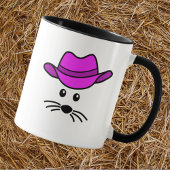 Kleine Maus-Cowgirl-Tasse individuell anpassen Tasse
