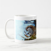 Kleine Maus, die im Schnee schläft Kaffeetasse (Links)