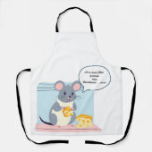 Kleine Maus, ein Stück Käse Schürze (Vorderseite)
