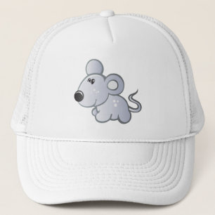 kleine Maus entspannen herein sich Hut Truckerkappe