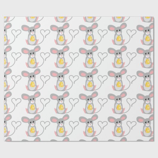 Kleine Maus Geschenkpapier (Flach)