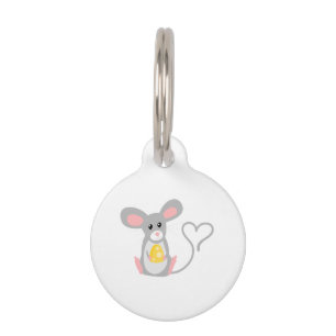 Kleine Maus Haustiermarke