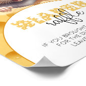 Kleine Maus in Käse Baby Duwer Windelpreisraffiner Poster (Ecke)