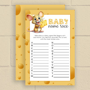 Kleine Maus in Käse Baby Shower Spiel