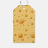 Kleine Maus in Käse Danke Geschenkanhänger (Rückseite)