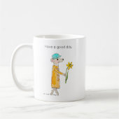 Kleine Maus mit Narzisse Kaffeetasse (Links)