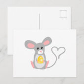 Kleine Maus Postkarte (Vorne/Hinten)